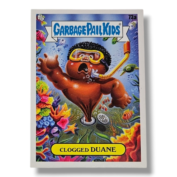 Topps Garbage Pail Kids Clogged Duane Card - Vibrant Multicolor - Picture 1 of 2